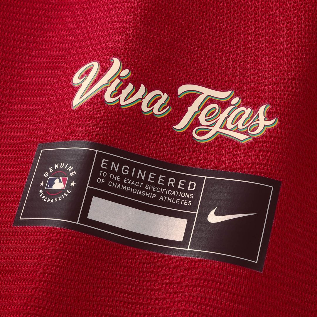 Texas Rangers Josh Jung Red 2026 City Connect Stadium Jersey