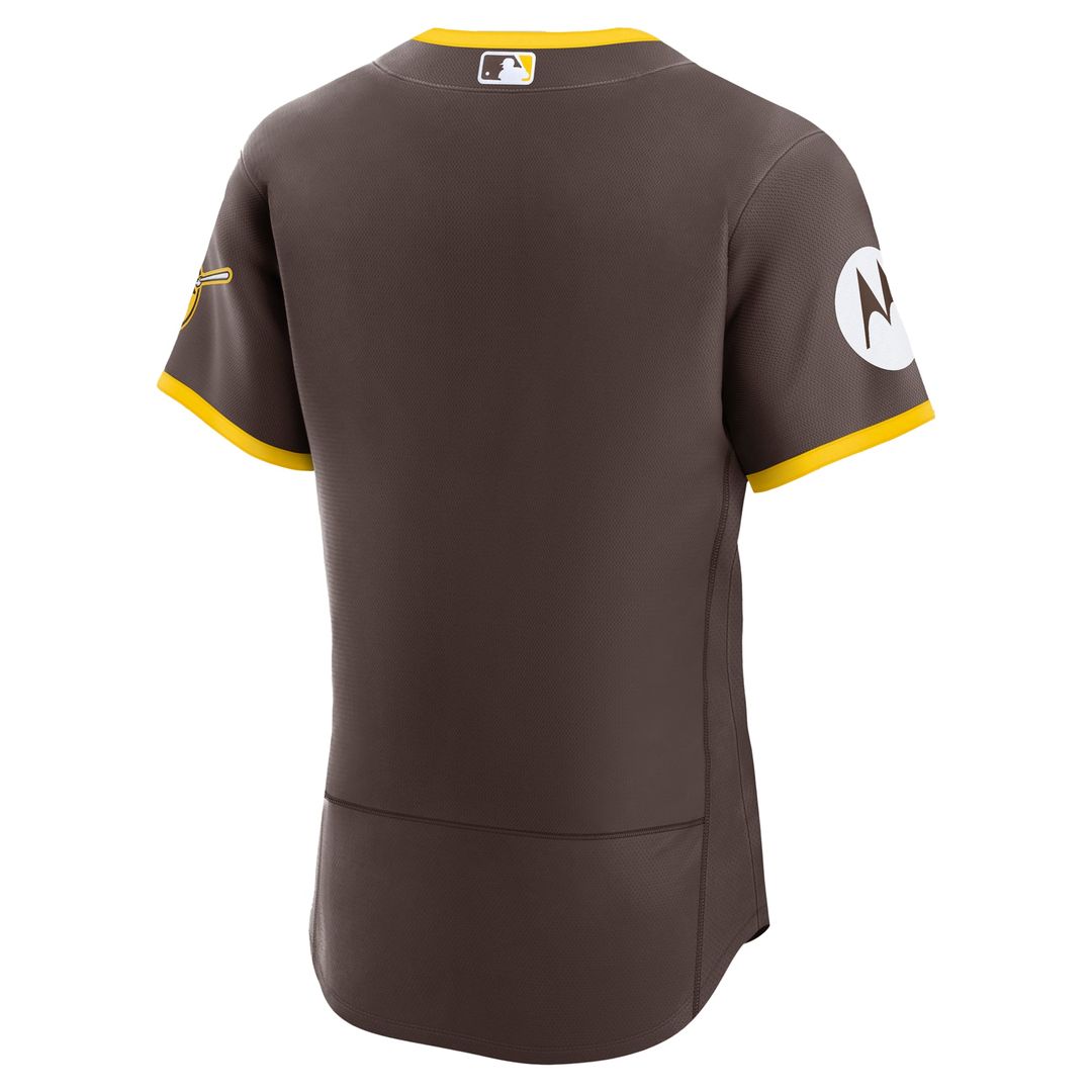 San Diego Padres Khaki Alternate Sponsor Patch Authentic Jersey