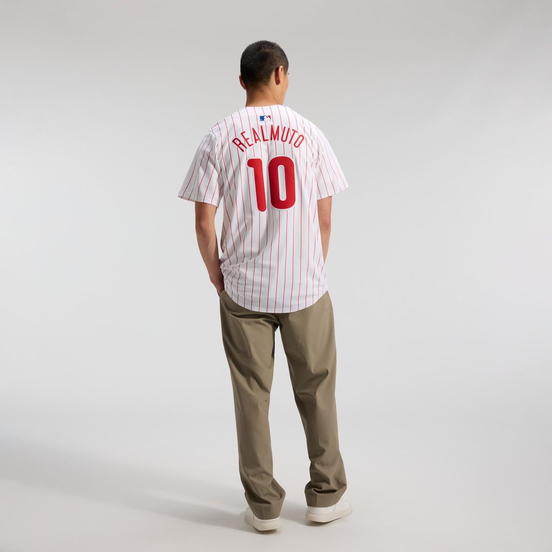 Philadelphia Phillies J.T. Realmuto White Home Limited Player Jersey