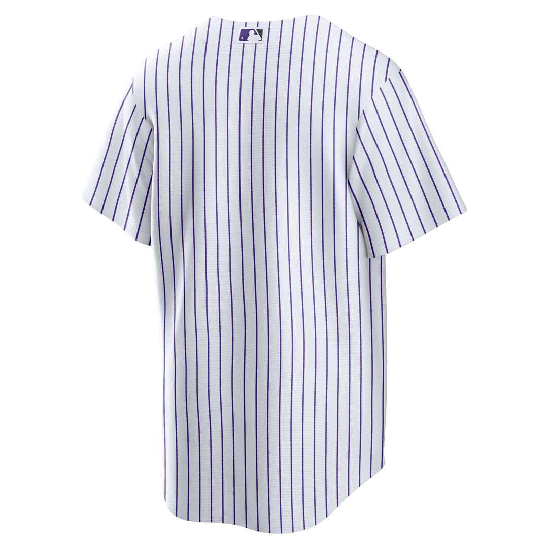 Colorado Rockies White Home Blank Replica Jersey