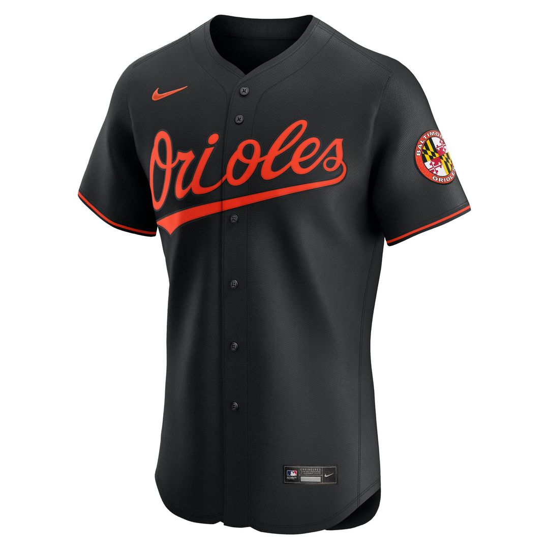 Baltimore Orioles White Home Elite Jersey