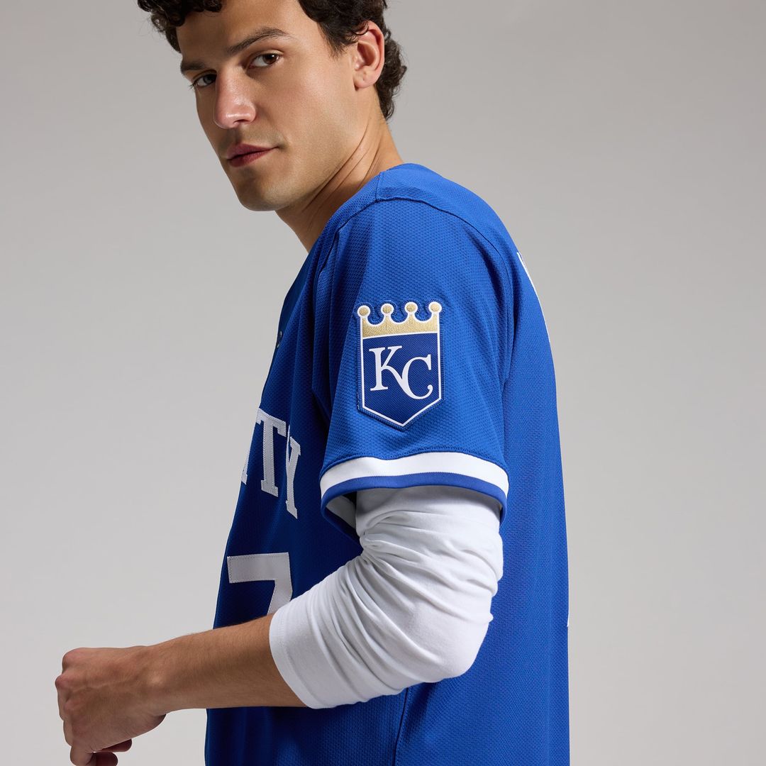 Kansas City Royals Bobby Witt Jr. White Home Elite Player Jersey