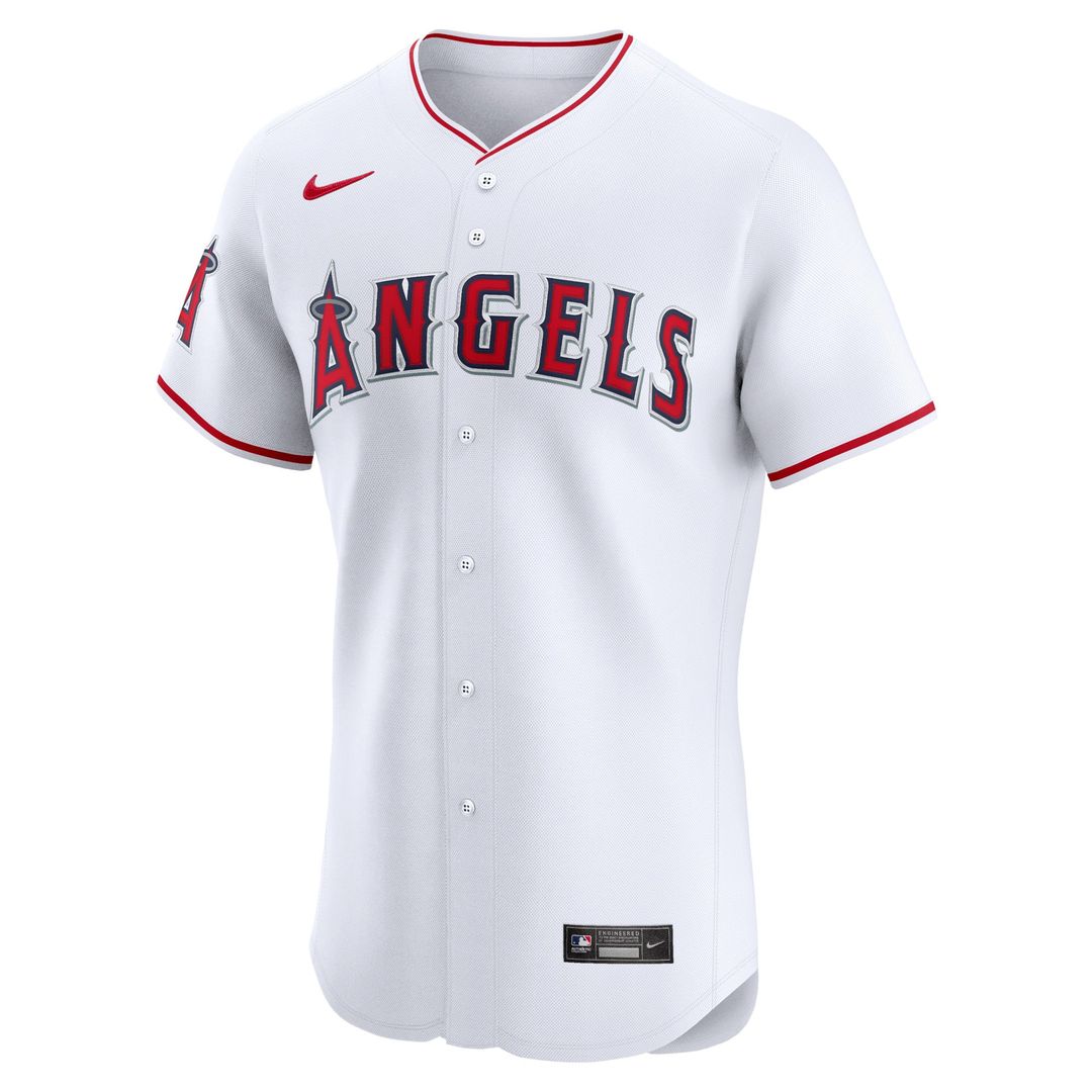 Los Angeles Angels White Home Elite Jersey