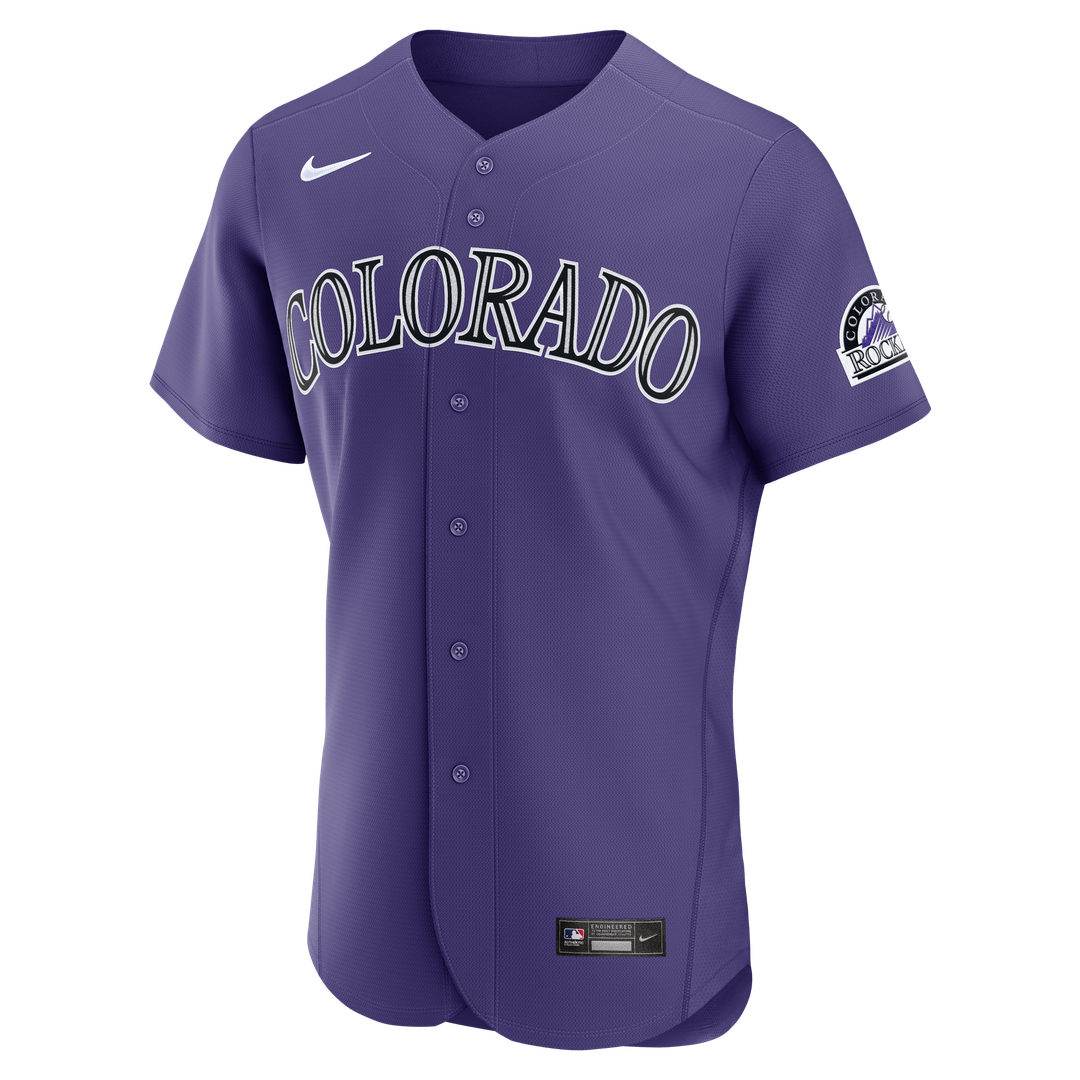 Colorado Rockies Purple Alternate Authentic Jersey