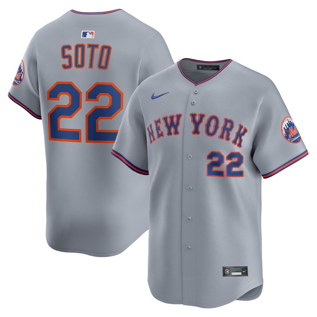 New York Mets Juan Soto Black Alternate Limited Player Jersey