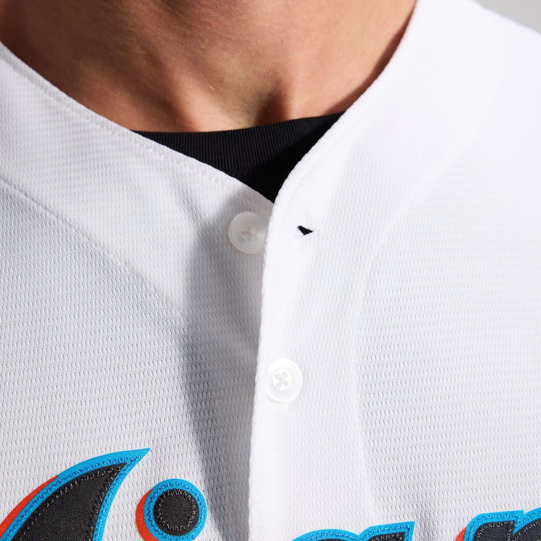 Miami Marlins White Home Replica Team Jersey