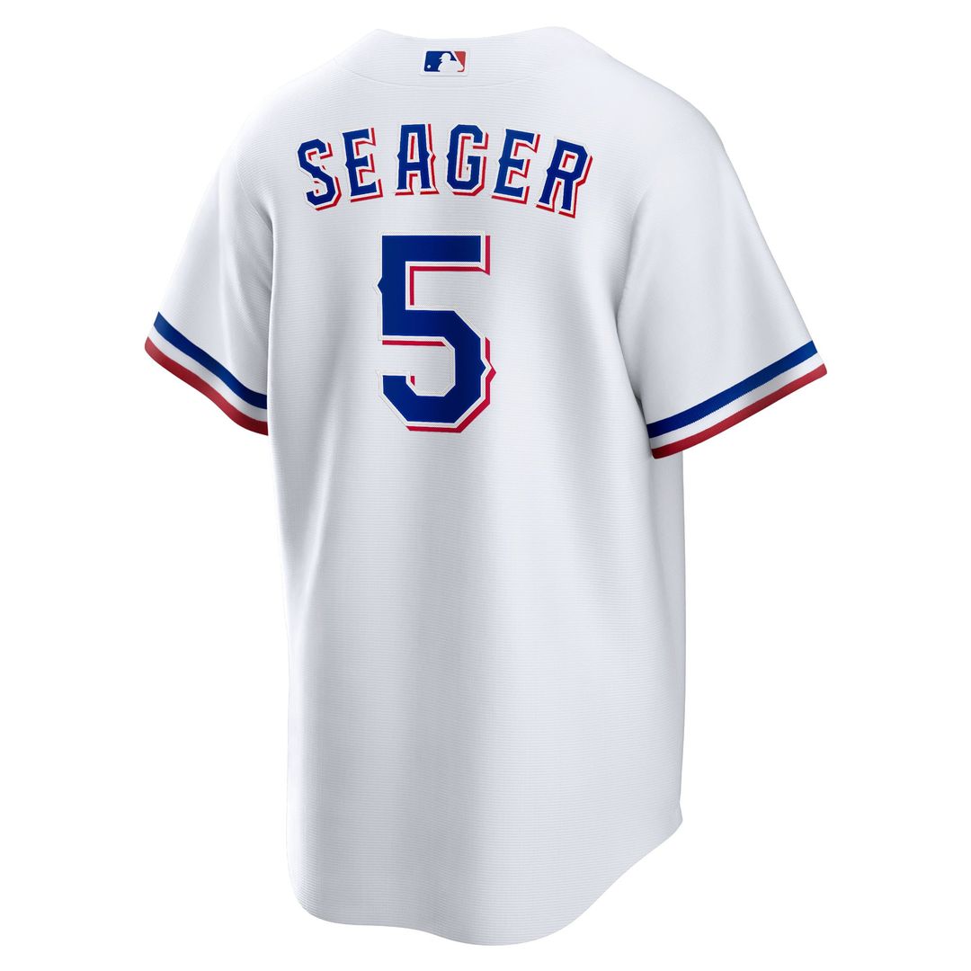 Texas Rangers Corey Seager White Home Replica Player Jersey