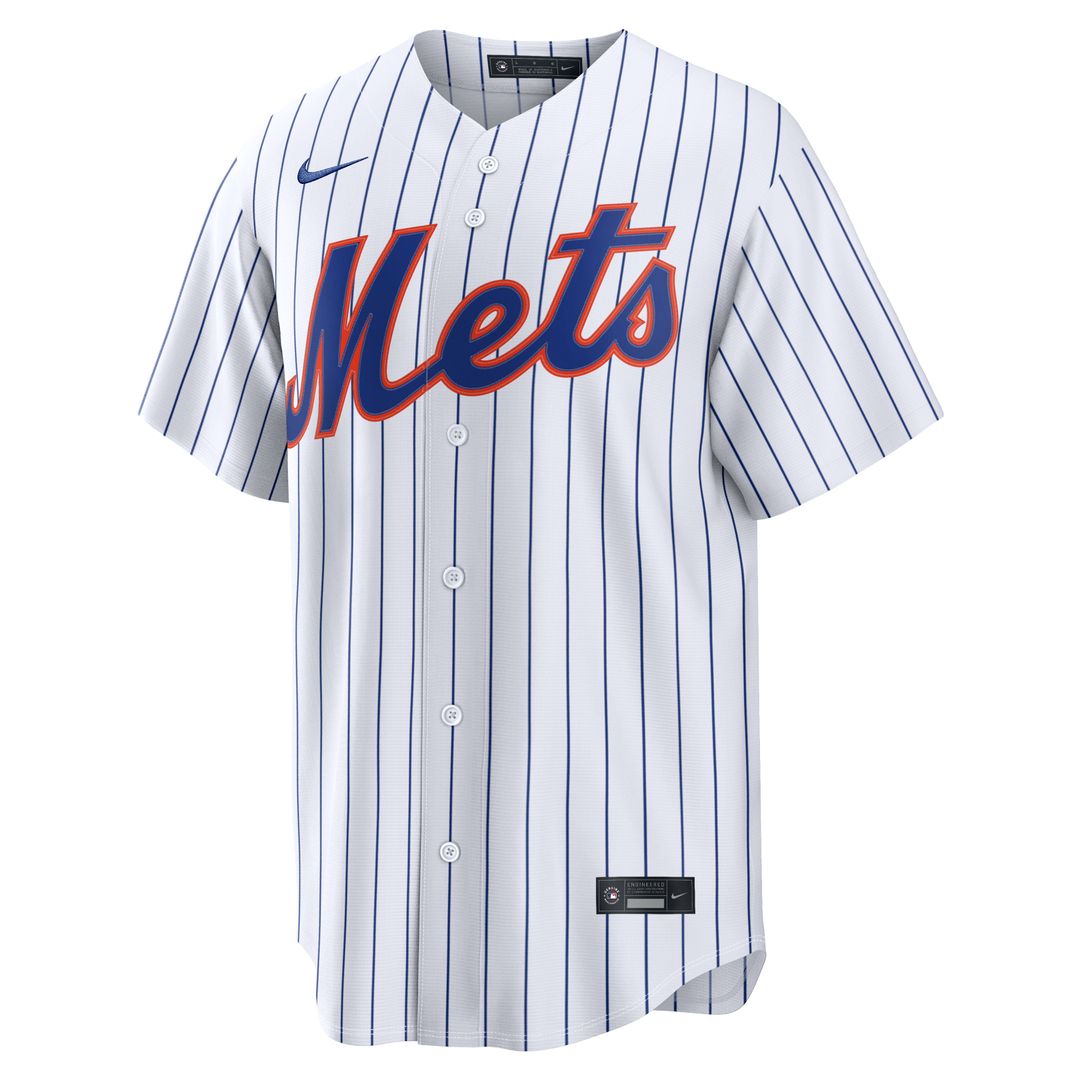 New York Mets Tylor Megill White Home Replica Jersey