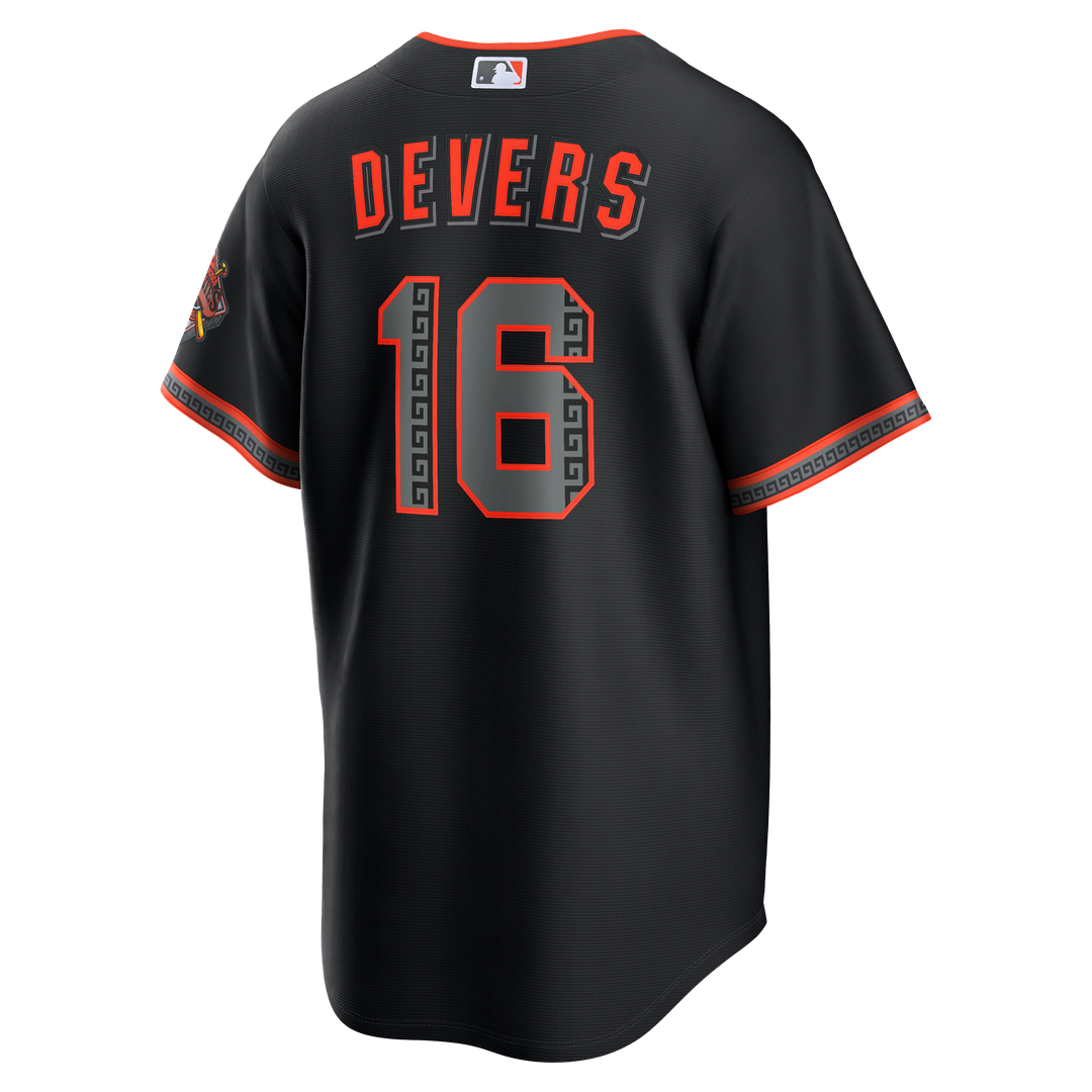 San Francisco Giants Rafael Devers Black Alternate Stadium Jersey