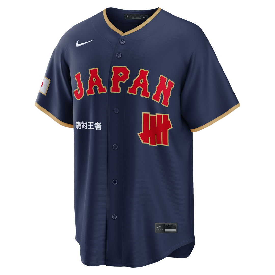 Japan Baseball x Undefeated Navy 2026 World Baseball Classic Stadium Jersey