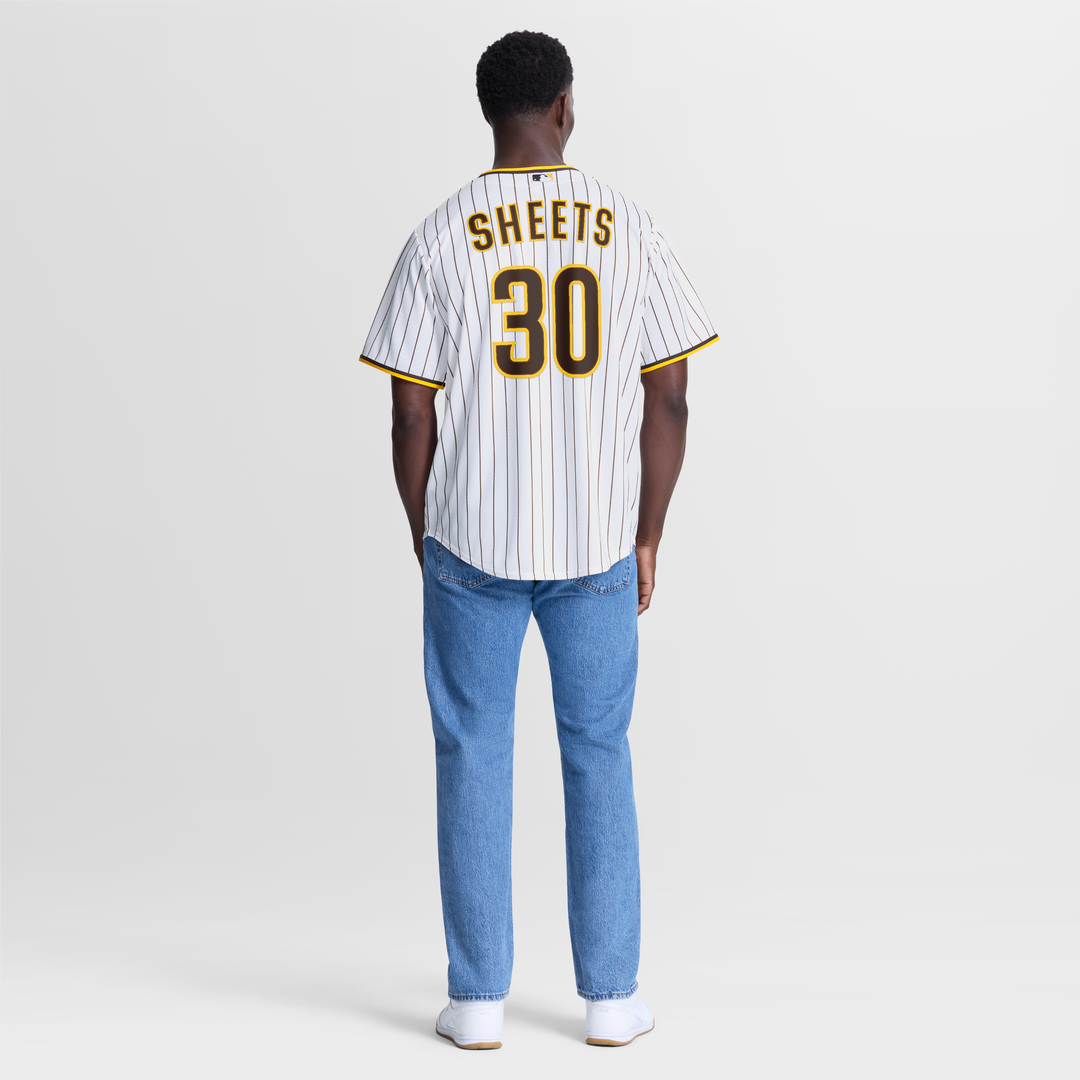 San Diego Padres Gavin Sheets White Home Replica Jersey