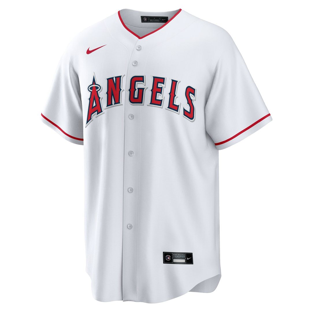 Los Angeles Angels Logan O'Hoppe White Home Replica Jersey