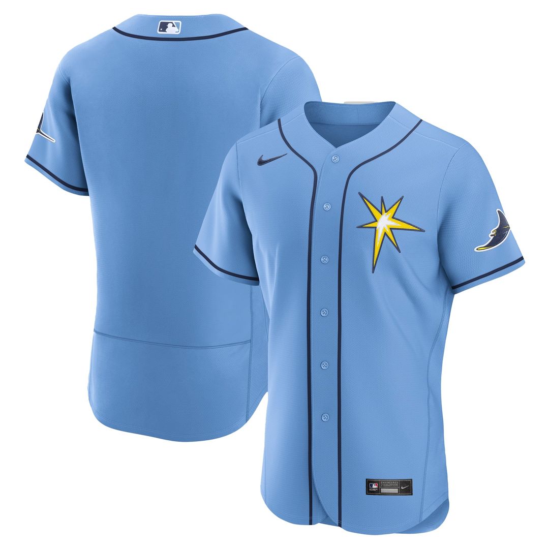 Tampa Bay Rays Light Blue Alternate Authentic Jersey