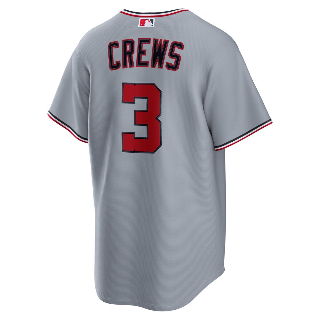 Washington Nationals Dylan Crews Gray Road Replica Jersey
