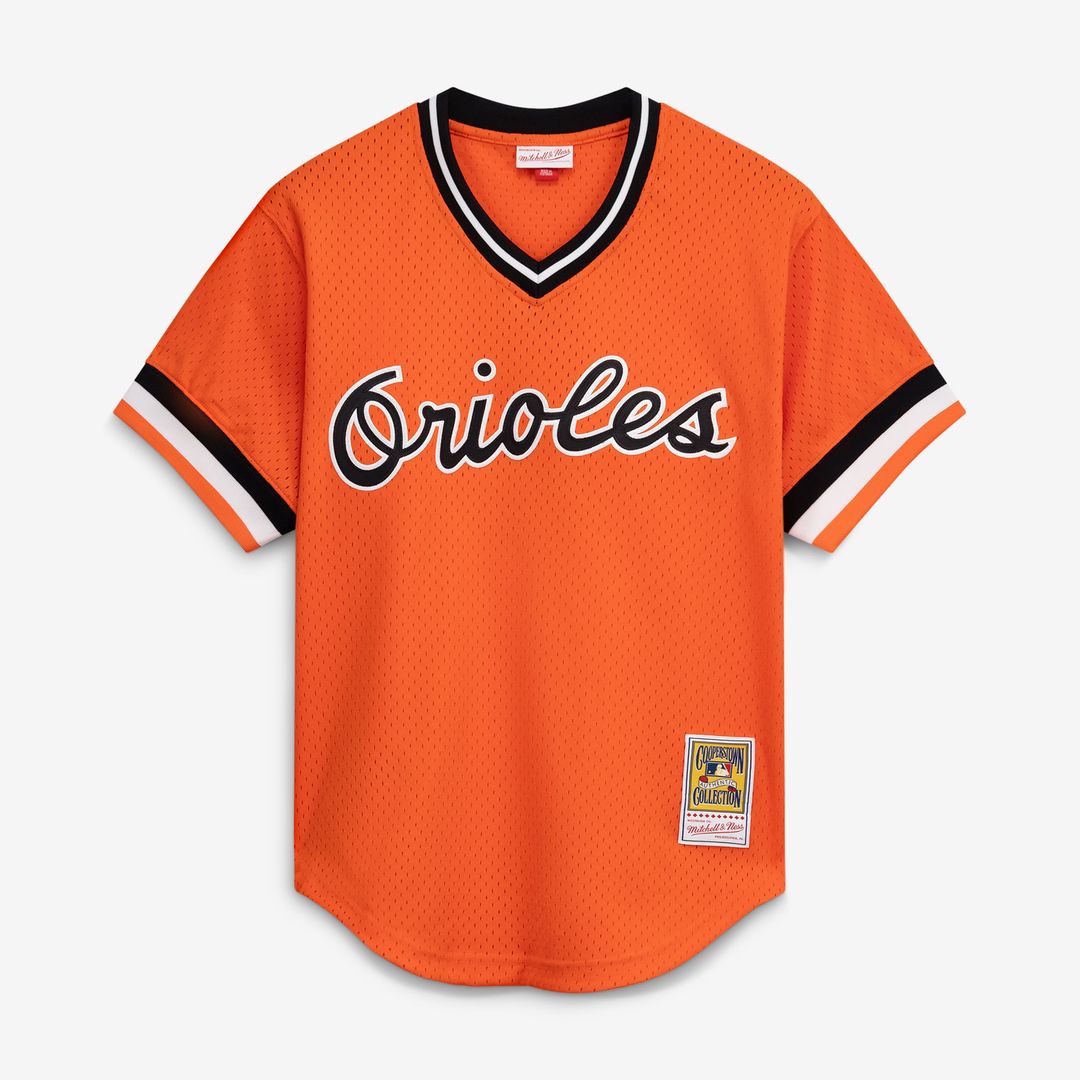 Baltimore Orioles Cal Ripken Jr. Orange Authentic Batting Practice Jersey