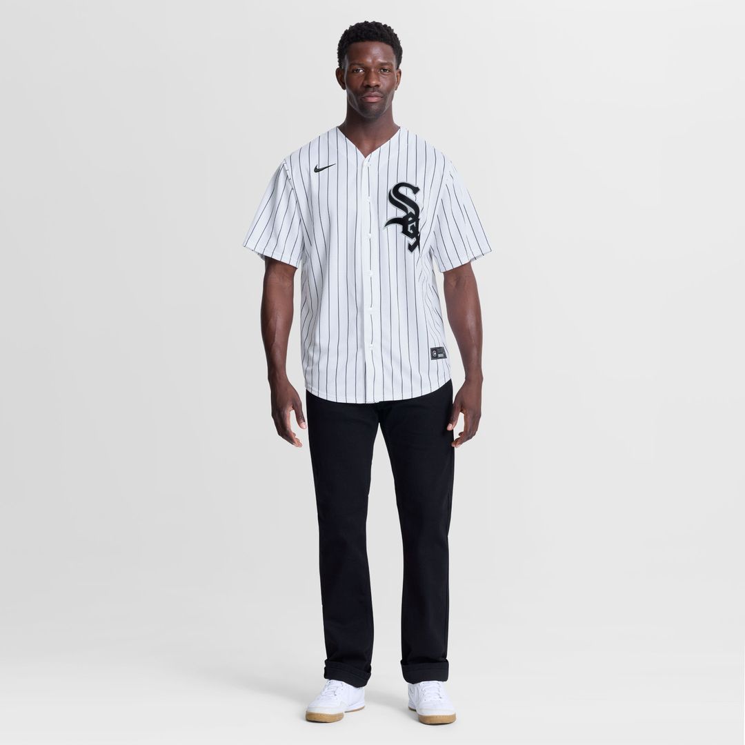 Chicago White Sox Huascar Brazoban White Home Replica Jersey