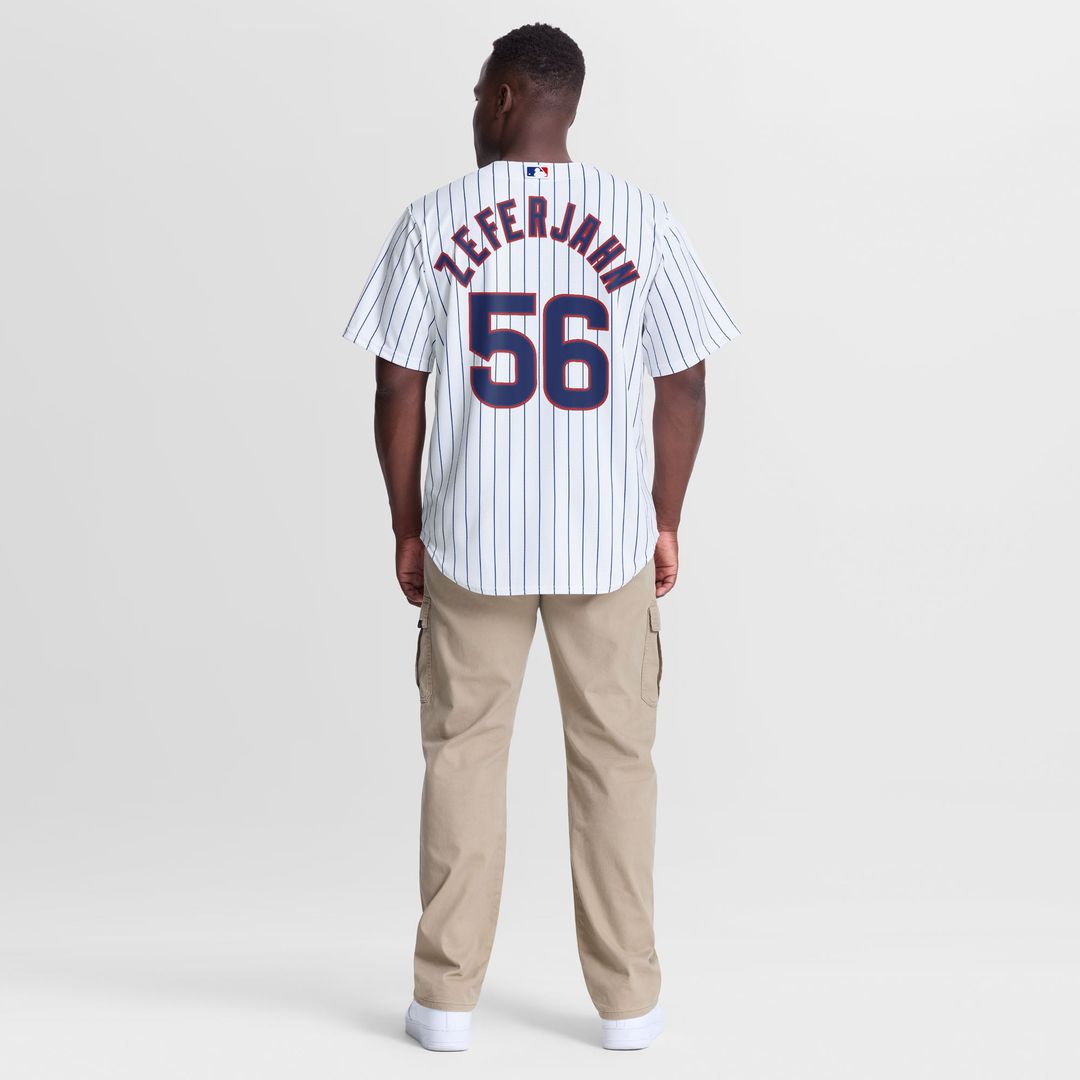 Chicago Cubs Ryan Zeferjahn White Home Replica Jersey