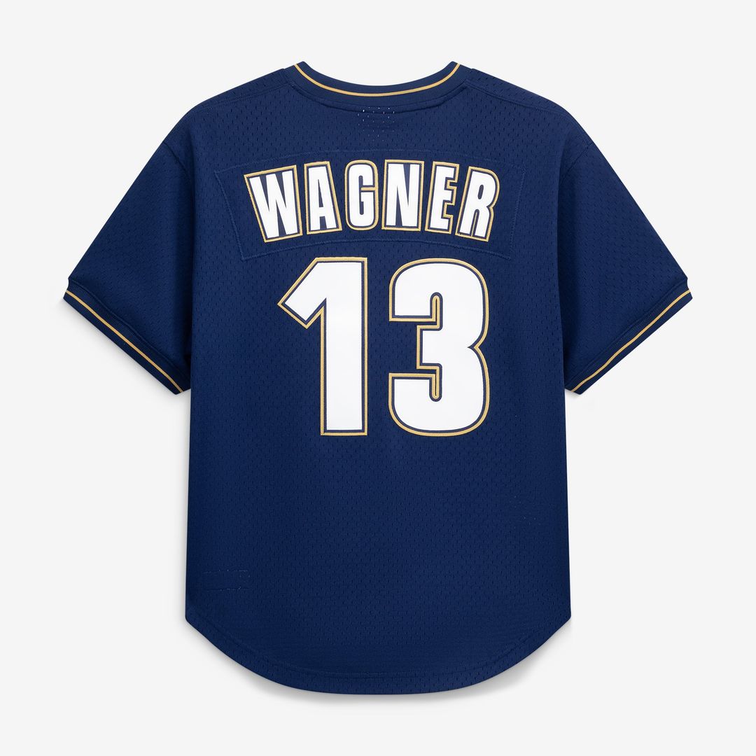 Houston Astros Billy Wagner Navy Authentic Batting Practice Jersey