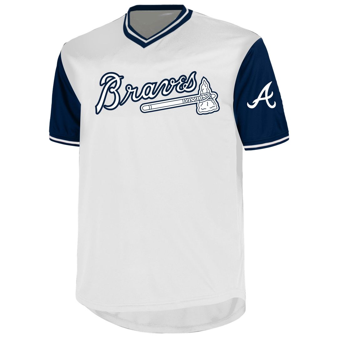 Atlanta Braves Ronald Acuña Jr. Profile White Big & Tall Name & Number Jersey
