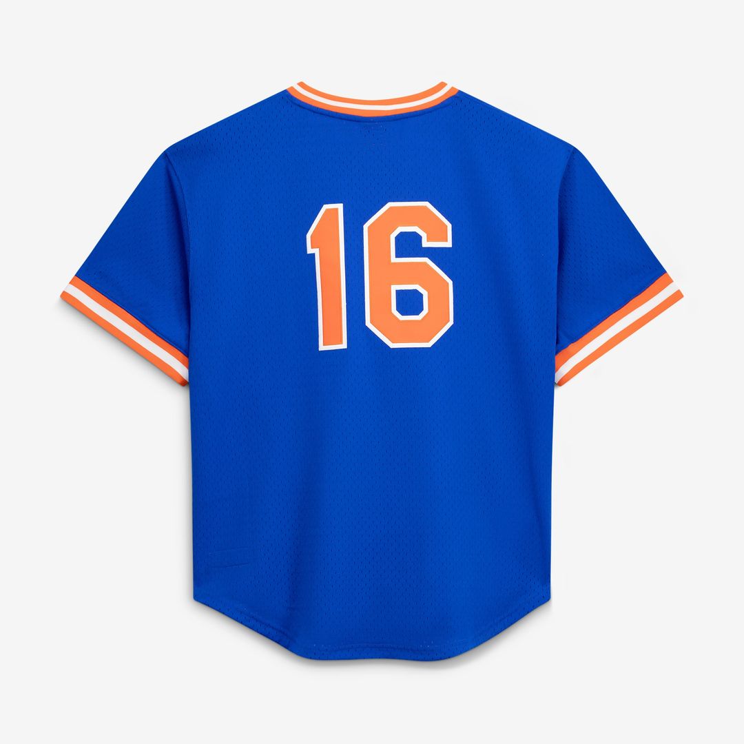 New York Mets Dwight Gooden Royal Authentic Batting Practice Jersey