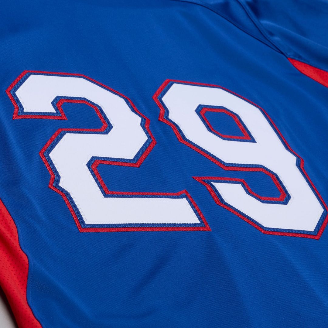 Texas Rangers Adrian Beltre Royal Cooperstown Mesh Batting Practice Button-Up Jersey