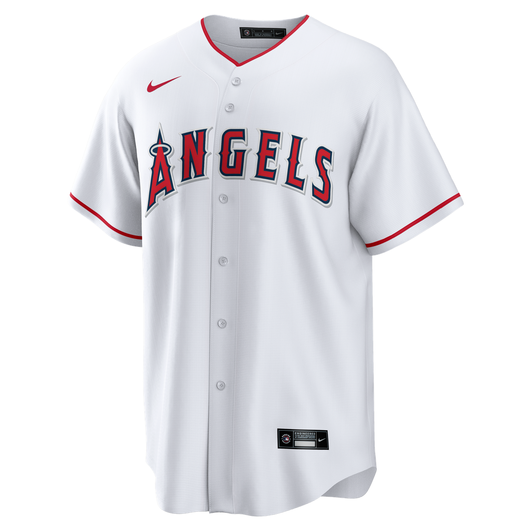 Los Angeles Angels Nolan Ryan White Home Retired Player Replica Jersey