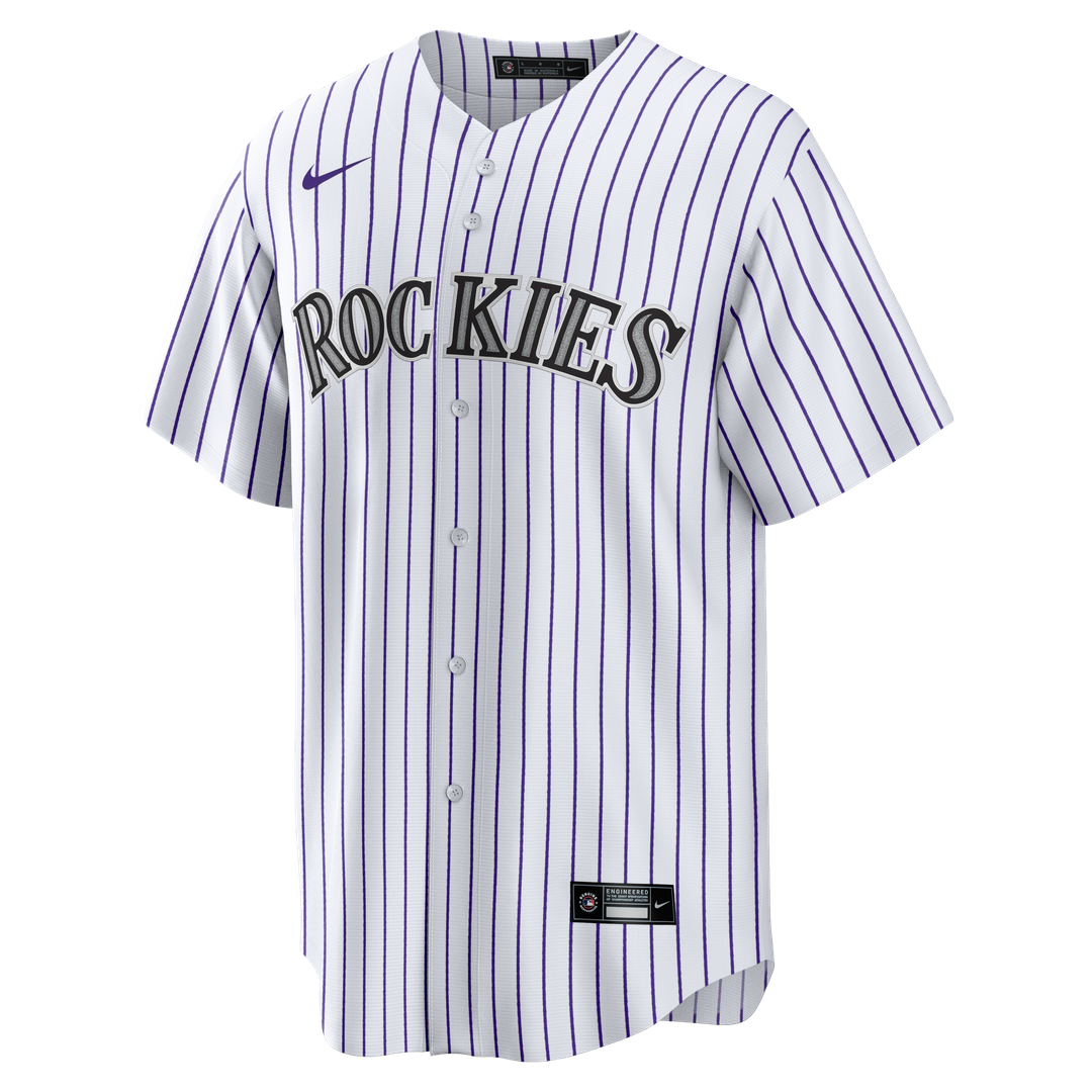 Colorado Rockies Todd Helton White Home Retired Player Replica Jersey