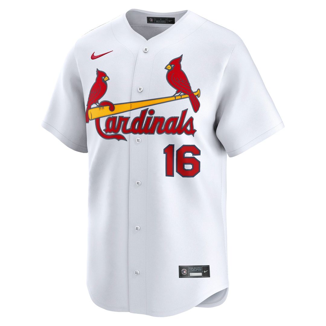 St. Louis Cardinals Nolan Gorman White Home Limited Player Jersey