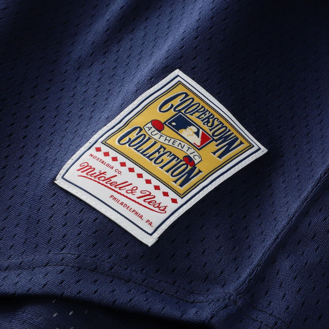 Houston Astros Nolan Ryan Navy Cooperstown Collection Big & Tall Mesh Batting Practice Jersey