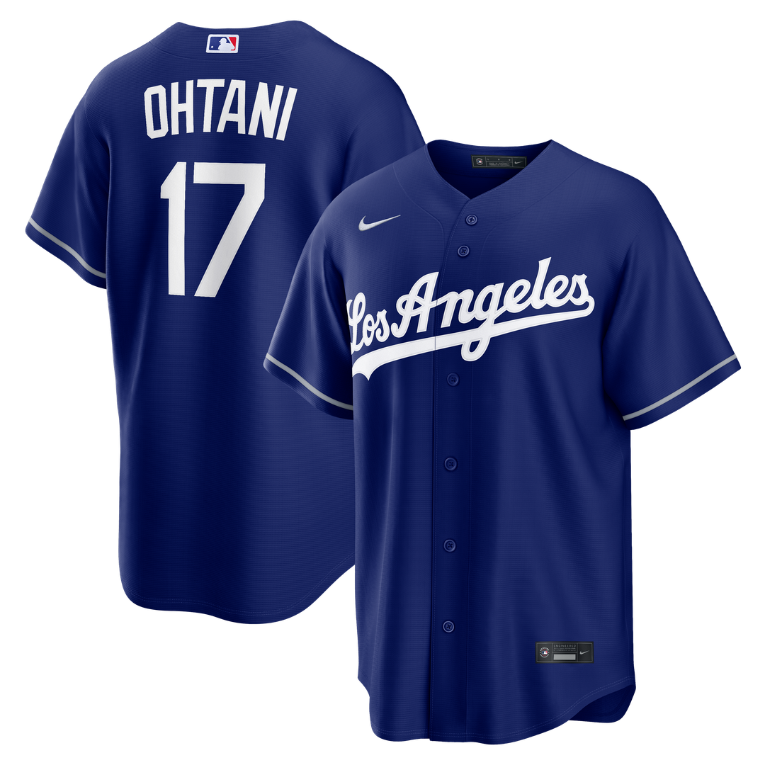 Los Angeles Dodgers Shohei Ohtani Gray Road Replica Jersey
