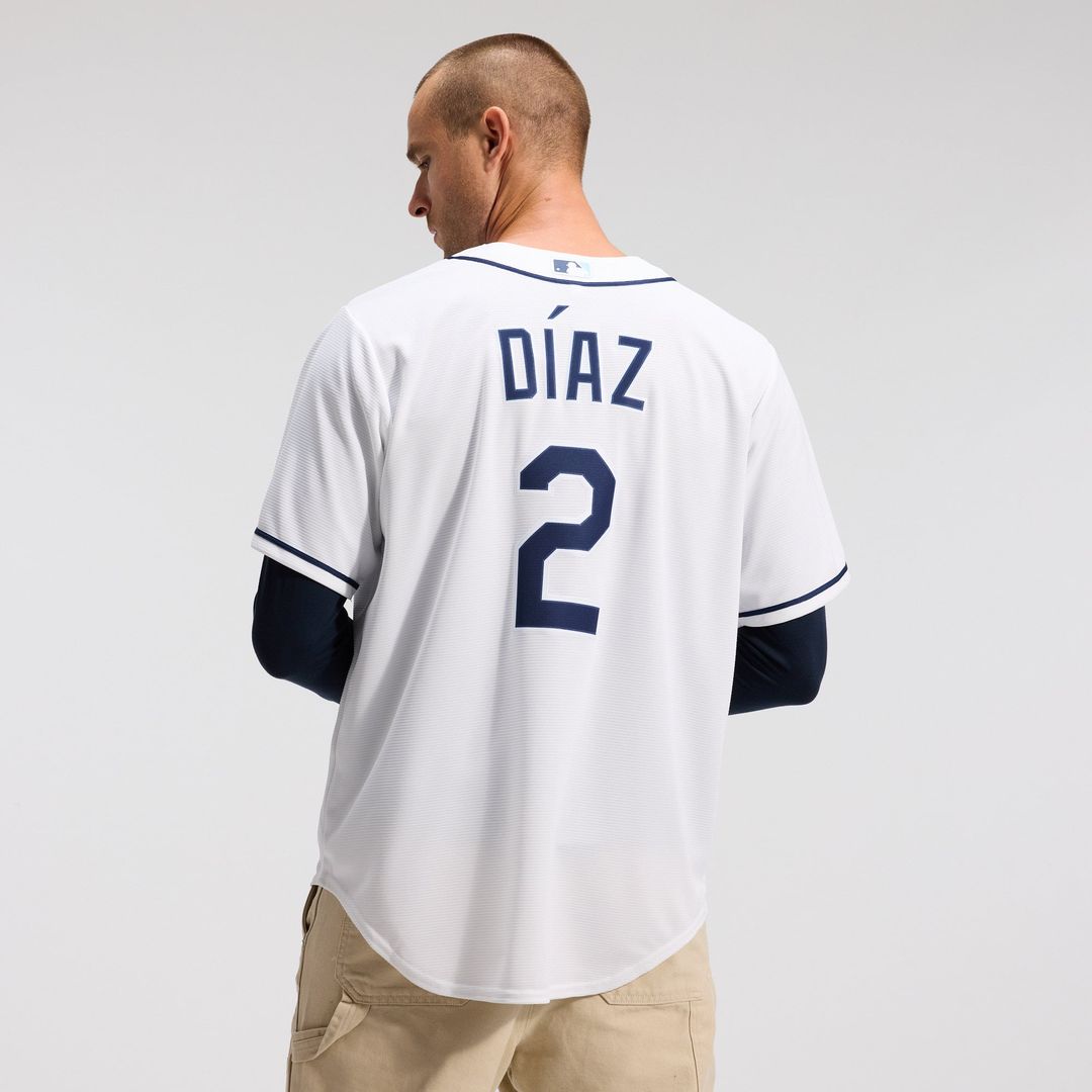 Tampa Bay Rays Yandy Díaz White Home Replica Jersey
