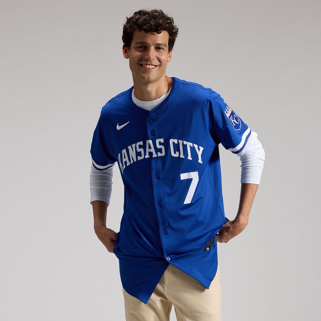 Kansas City Royals Bobby Witt Jr. White Home Elite Player Jersey