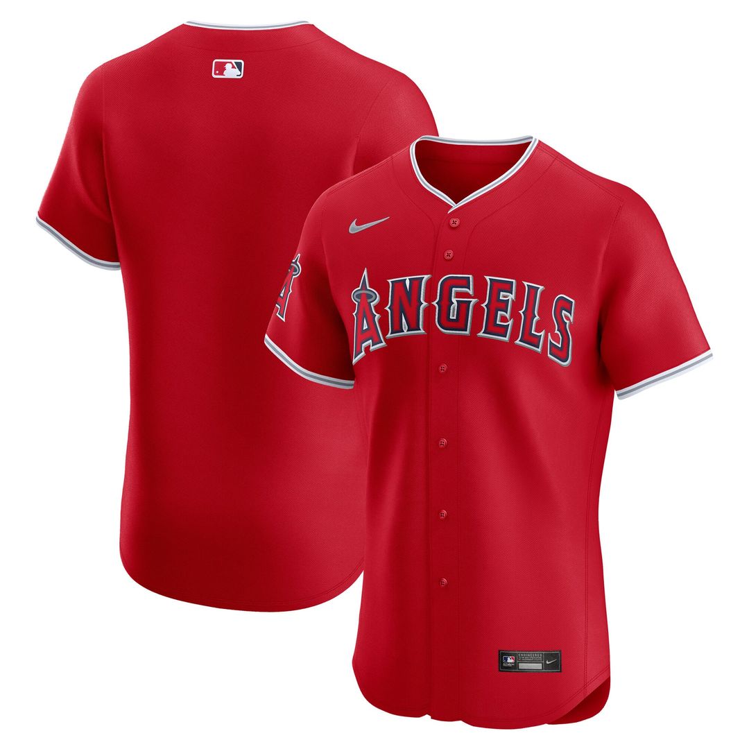 Los Angeles Angels White Home Elite Jersey