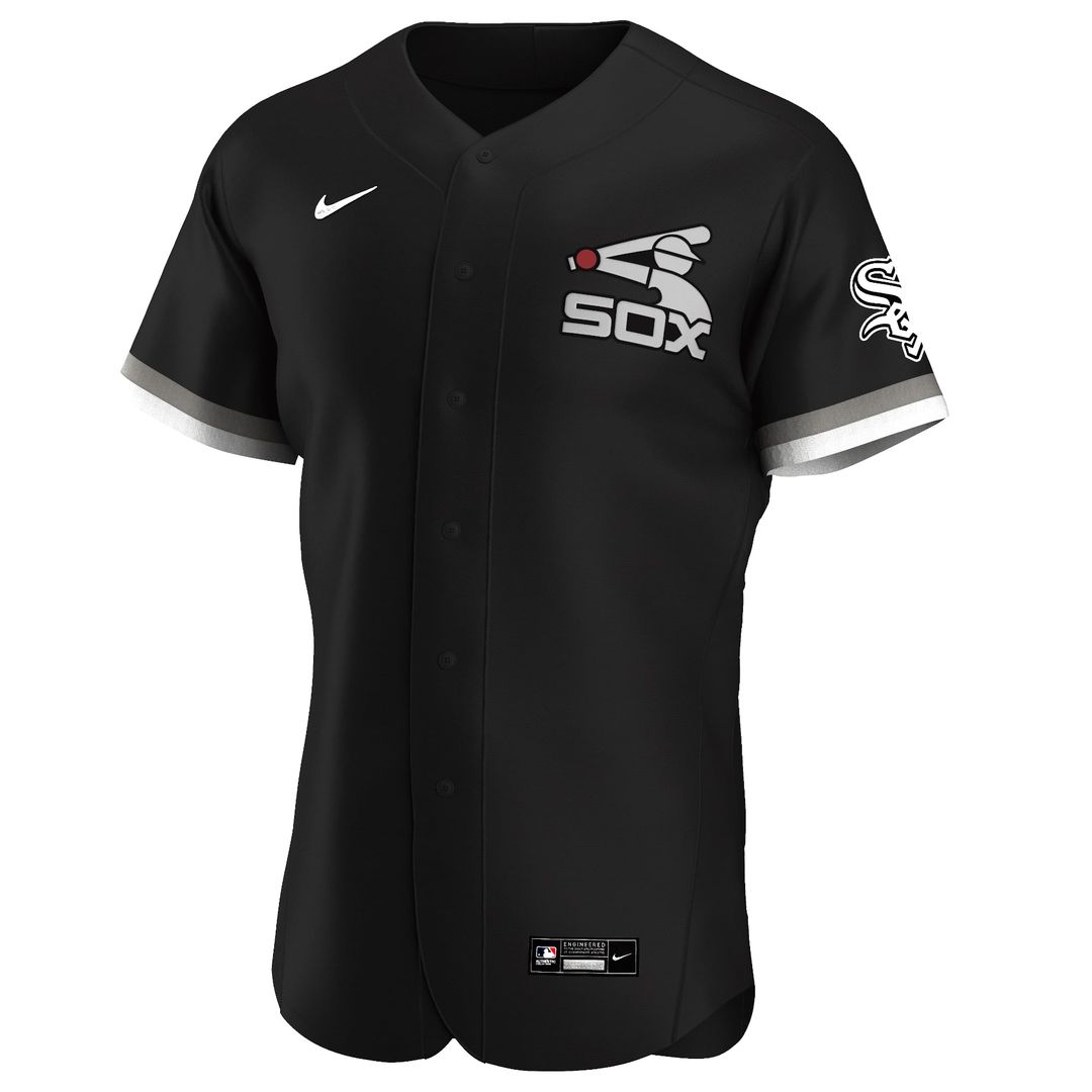 Chicago White Sox Black Alternate Authentic Team Jersey