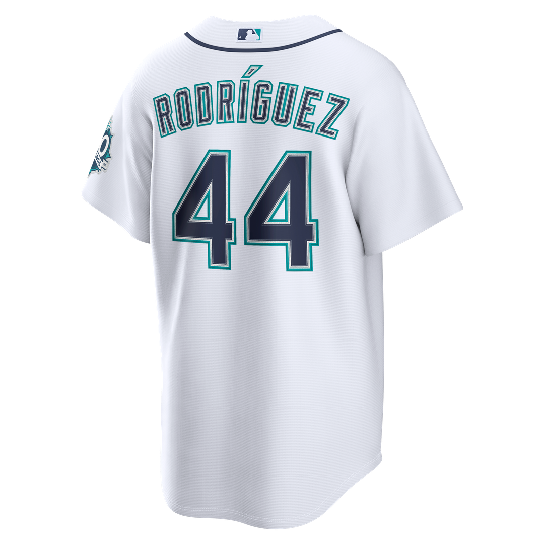 Seattle Mariners Julio Rodríguez Teal Alternate Stadium 50th Season Patch Jersey