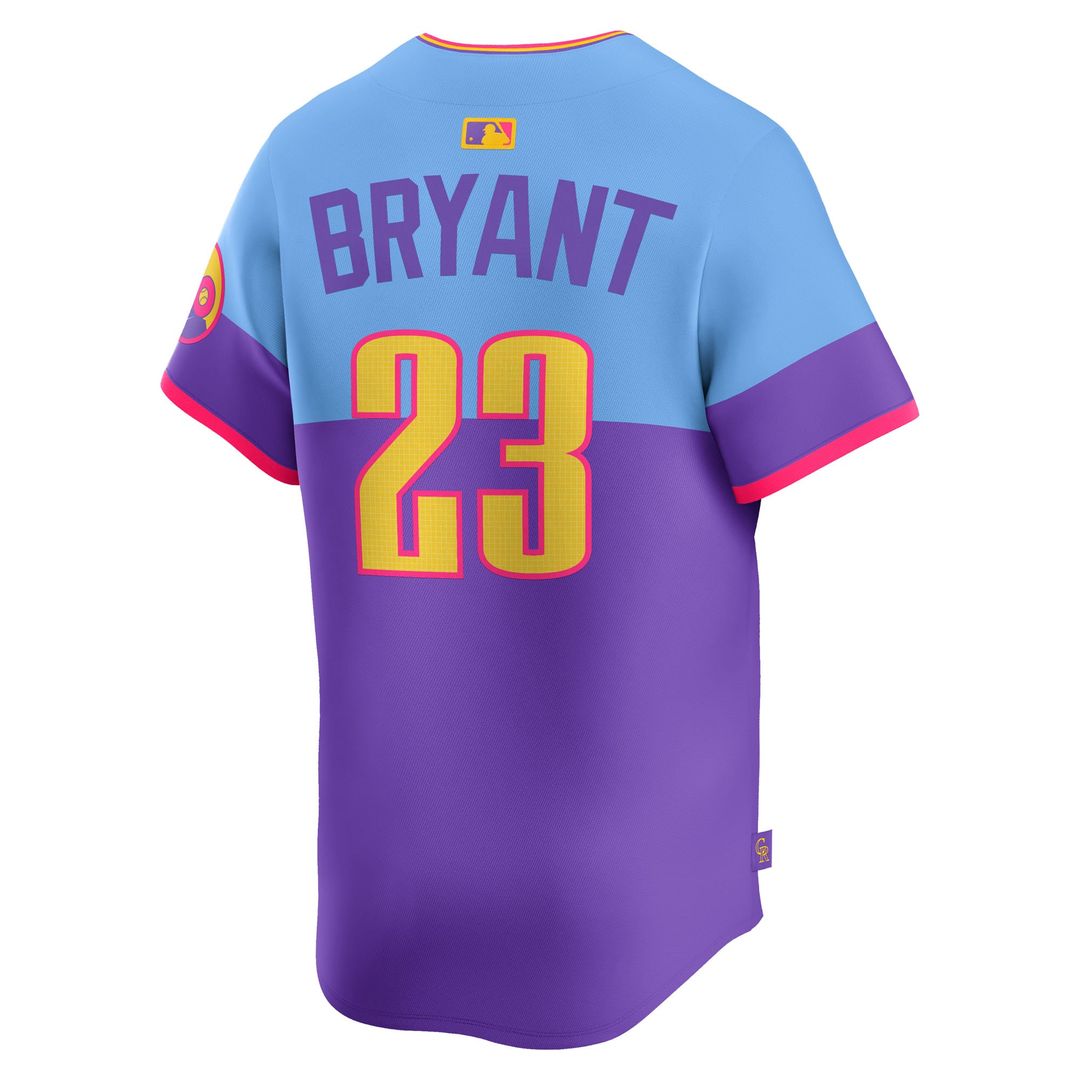 Colorado Rockies Kris Bryant Purple/Light Blue 2025 City Connect Limited Player Jersey
