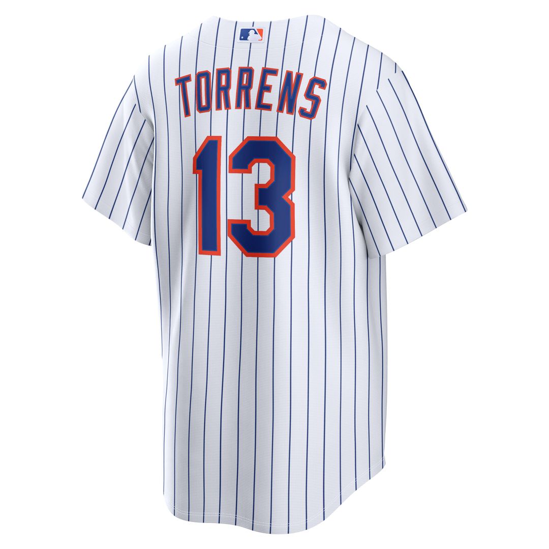 New York Mets Luis Torrens White Home Replica Jersey