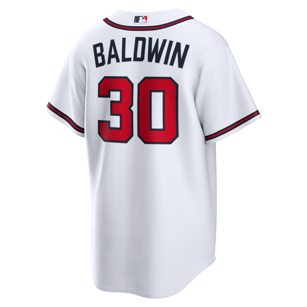 Atlanta Braves Drake Baldwin White Home Replica Jersey