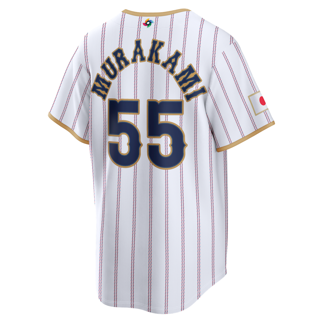 Japan Baseball Munetaka Murakami White 2026 World Baseball Classic Home Stadium Jersey