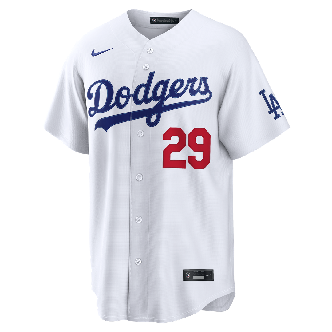 Los Angeles Dodgers Tarik Skubal White Home Stadium Jersey