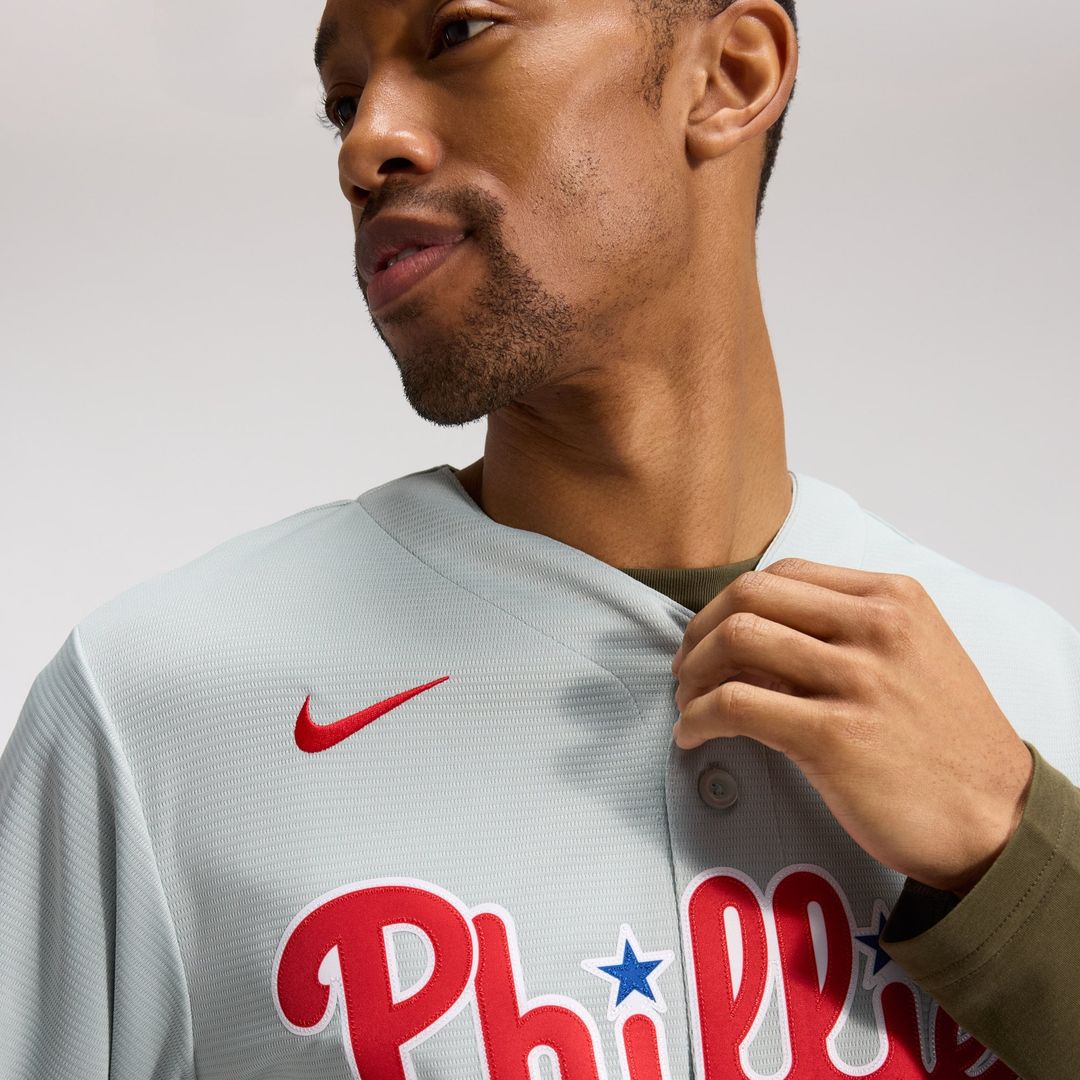Philadelphia Phillies Bryce Harper Gray Road Replica Jersey