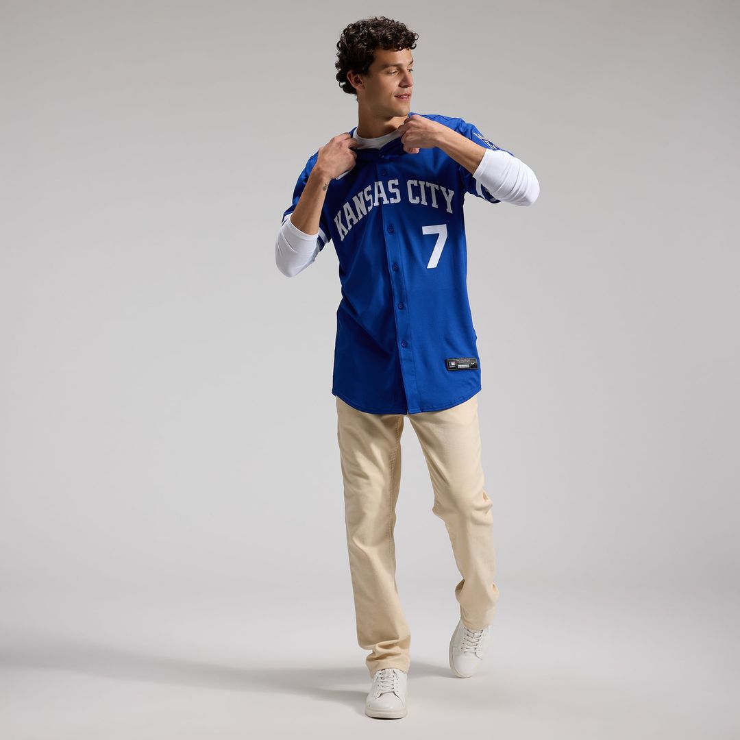 Kansas City Royals Bobby Witt Jr. White Home Elite Player Jersey