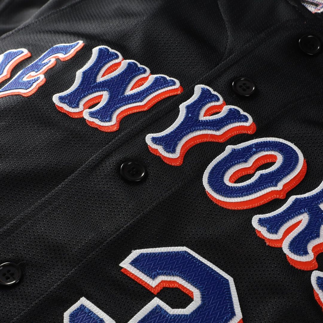New York Mets Mike Piazza Black Cooperstown Collection 2000 Batting Practice Jersey