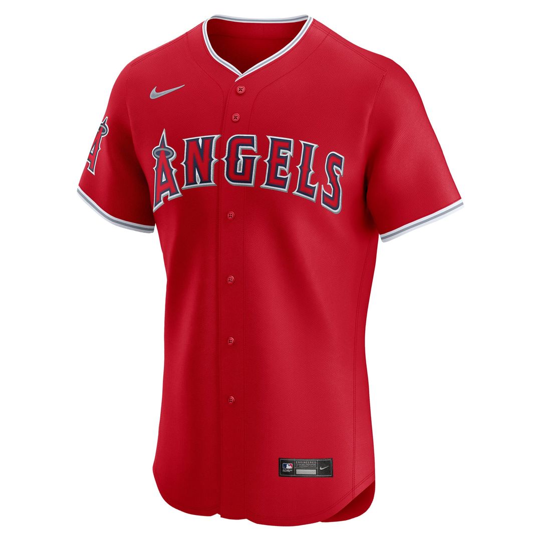 Los Angeles Angels White Home Elite Jersey