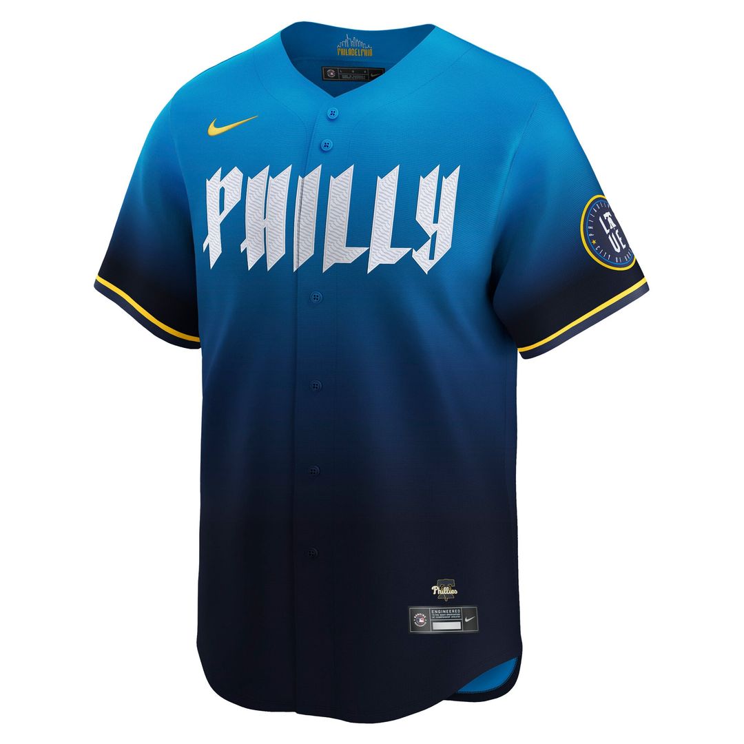 Philadelphia Phillies J.T. Realmuto Navy City Connect Limited Jersey