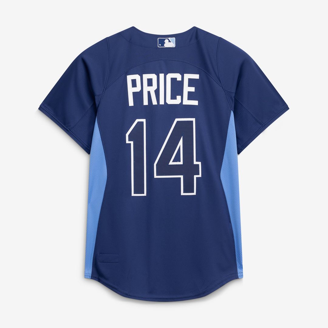 Tampa Bay Rays David Price Blue Authentic Batting Practice Jersey