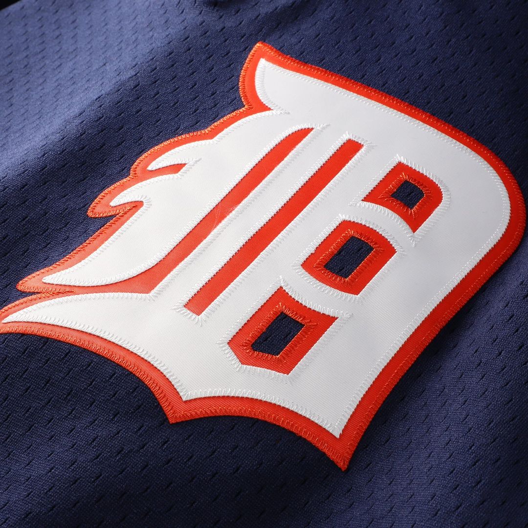 Detroit Tigers Kirk Gibson Navy Authentic Batting Practice Jersey