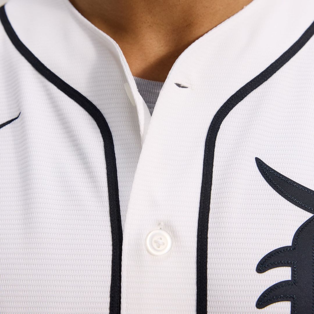 Detroit Tigers White Home Replica Jersey