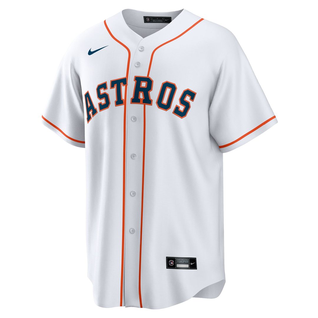 Houston Astros Yainer Diaz White Home Replica Jersey