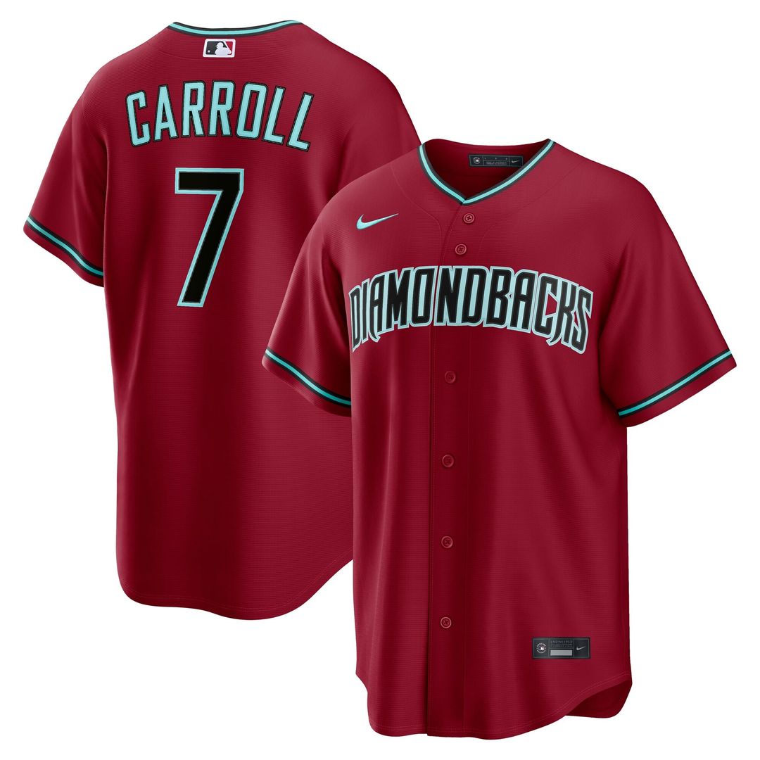 Arizona Diamondbacks Corbin Carroll Black Alternate Replica Jersey